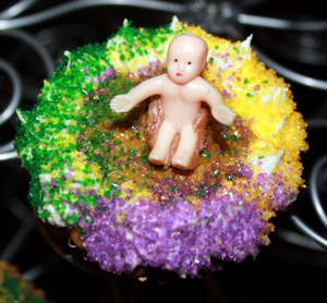 Kingcake Cupcakes